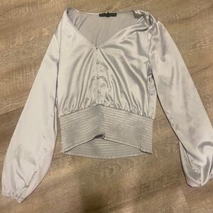 White House black market SILK TOP SMALL